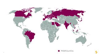 PHSSR Countries Map AZ.com