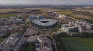 Drone footage of The Discovery Centre