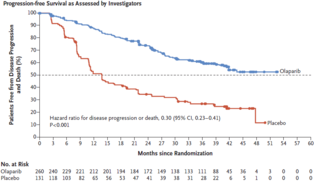 Kaplan-Meier estimates of investigator-assessed PFS