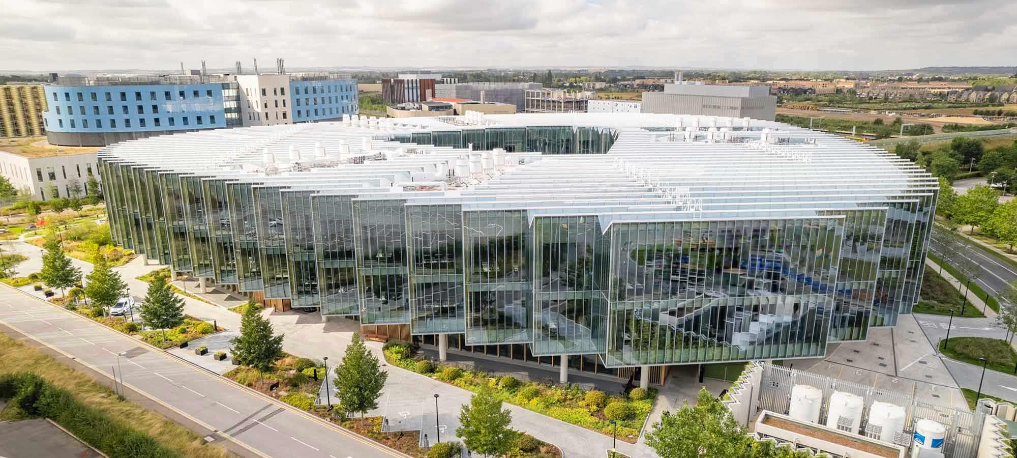 aerial view of The Discovery Centre