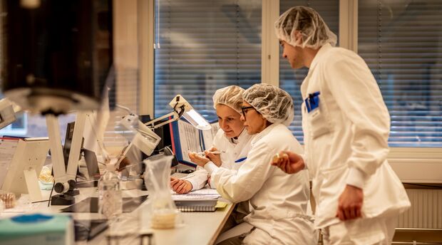 Scientist working in a lab